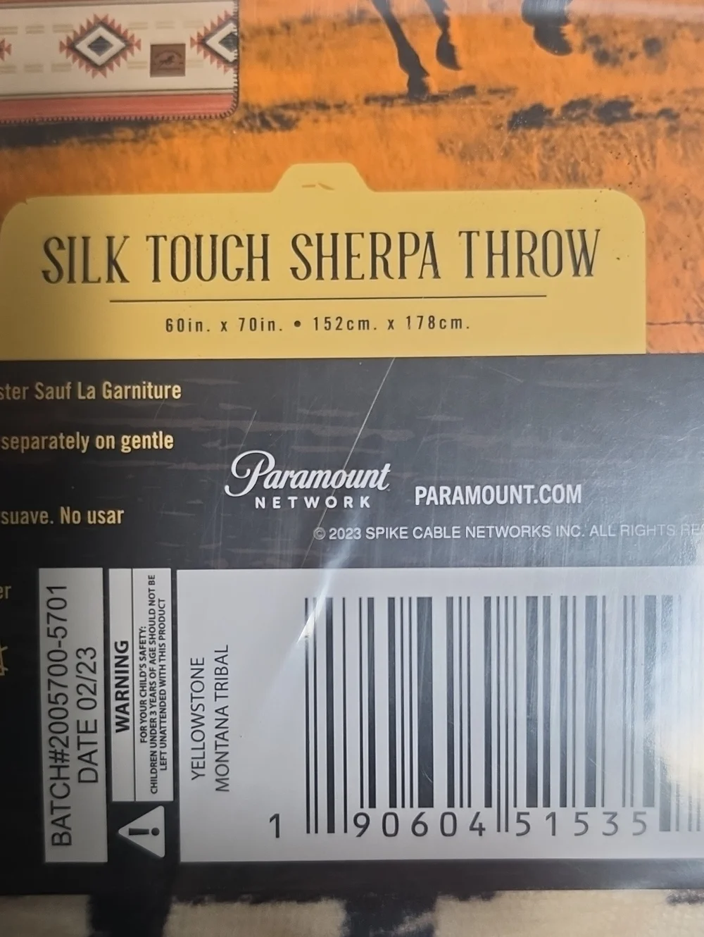 Yellowstone branded silk